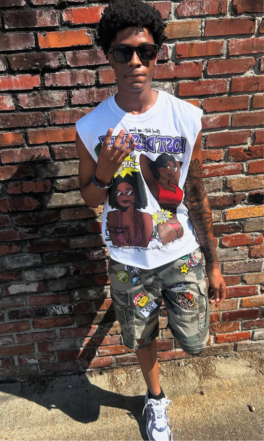 Camo Patchwork Jorts