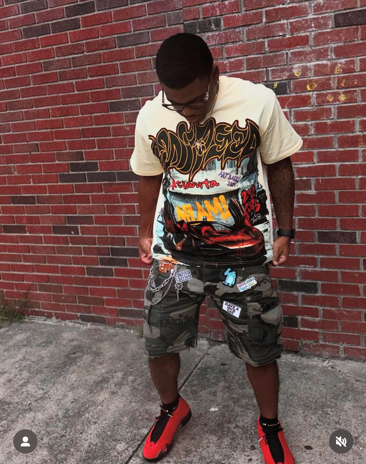Camo Patchwork Jorts