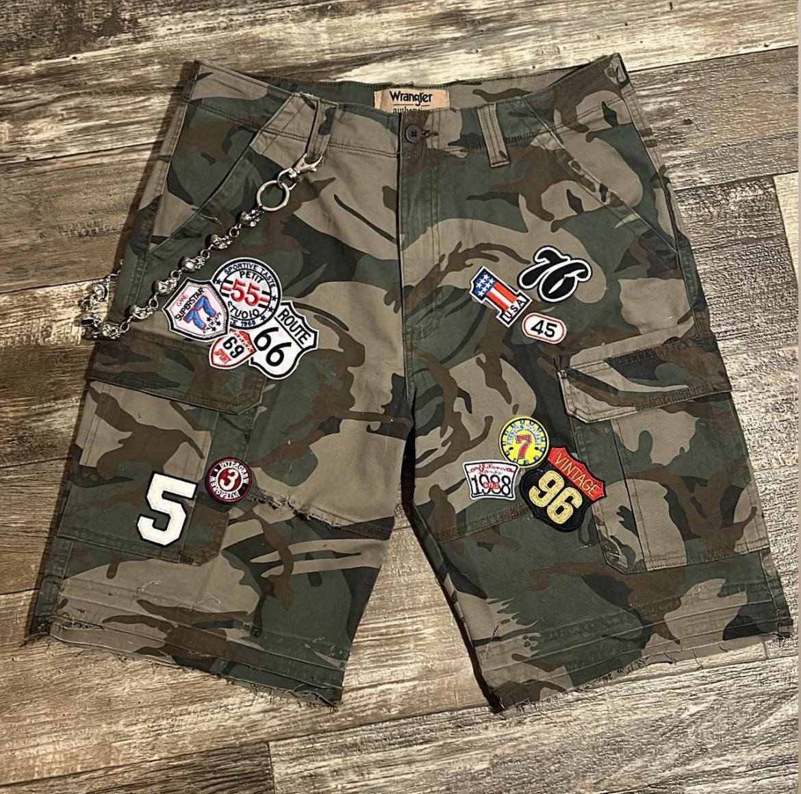 Camo Patchwork Jorts