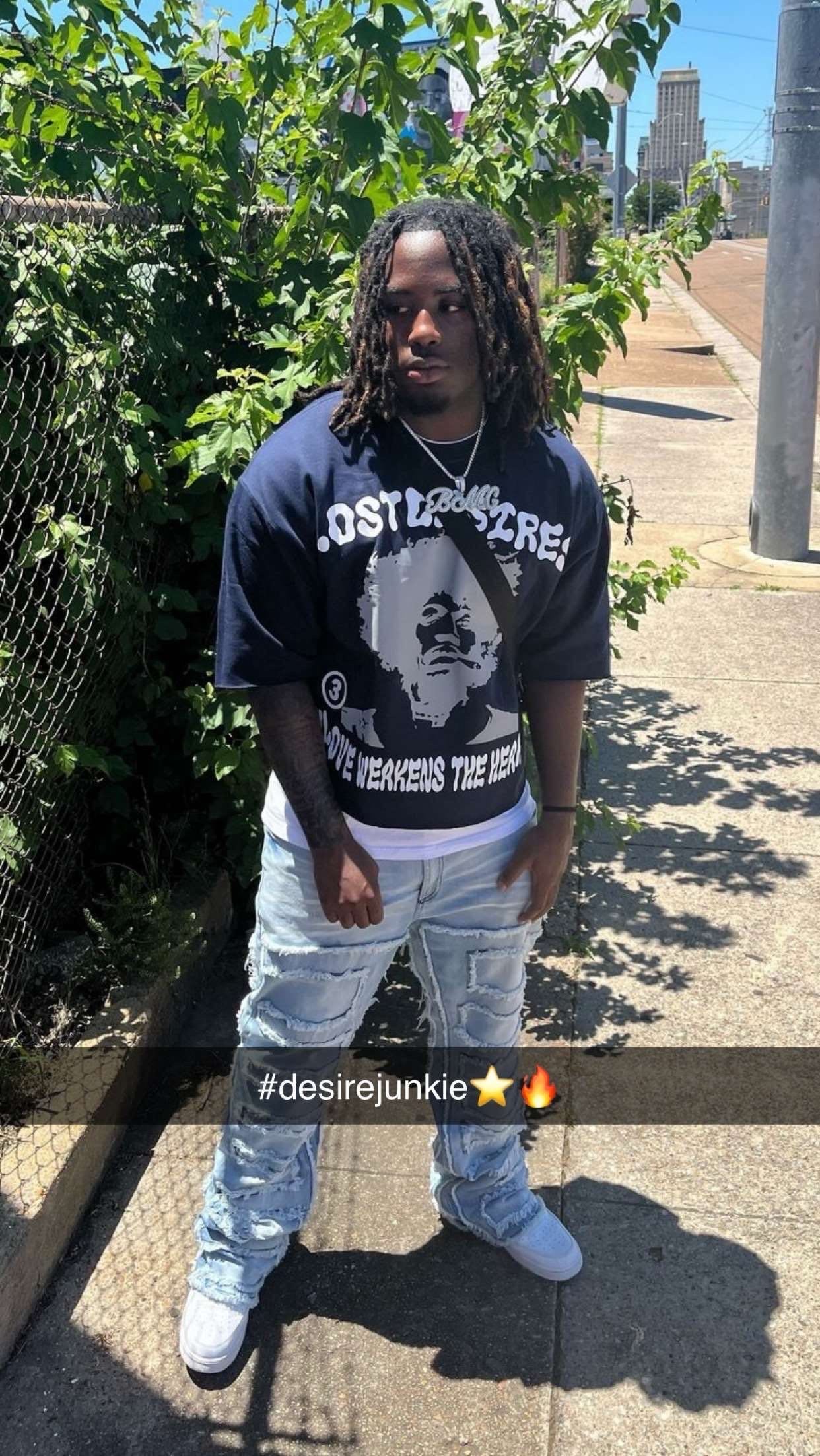 Jimi Hendrix cropped tees