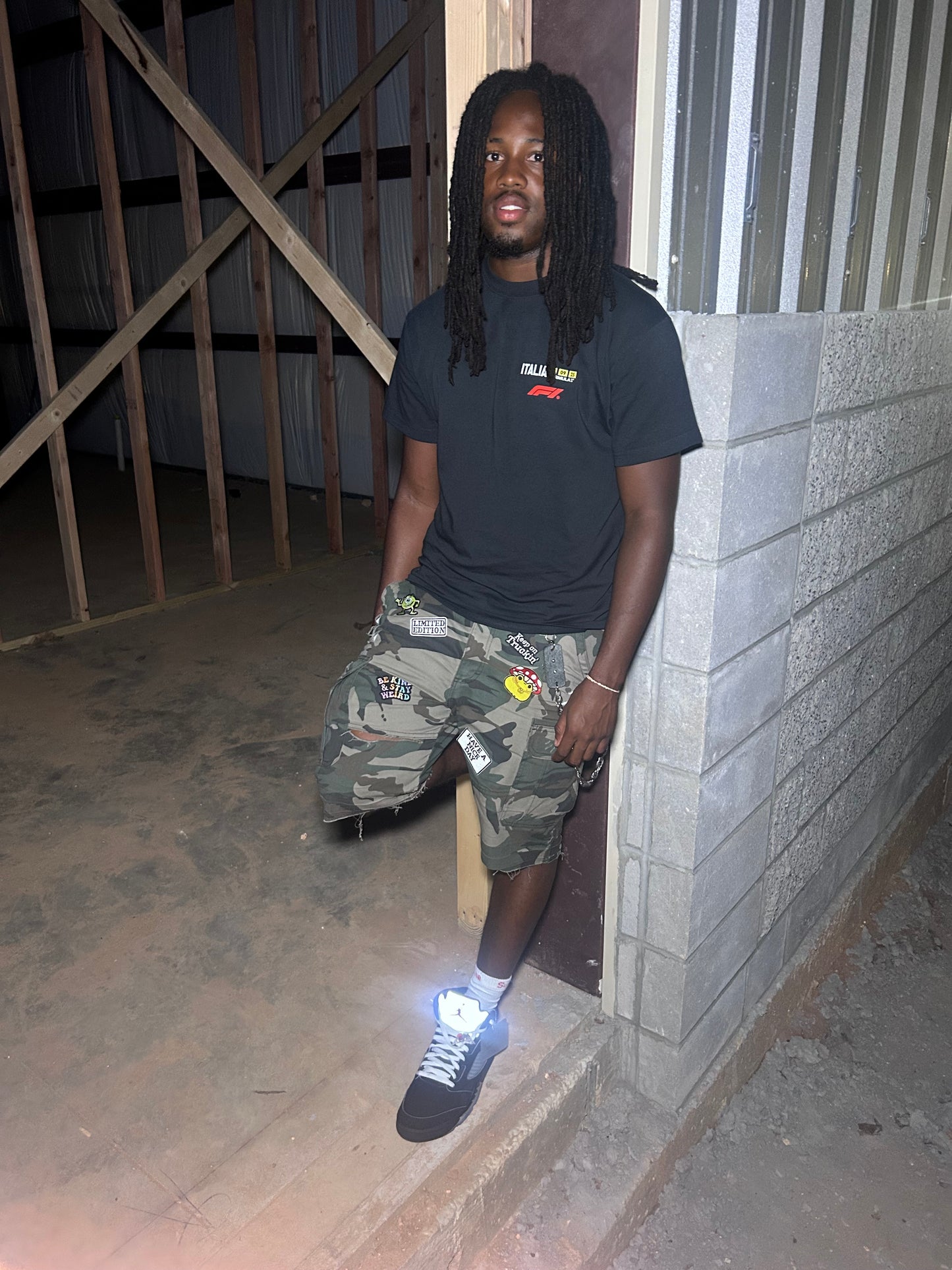 Camo Patchwork Jorts