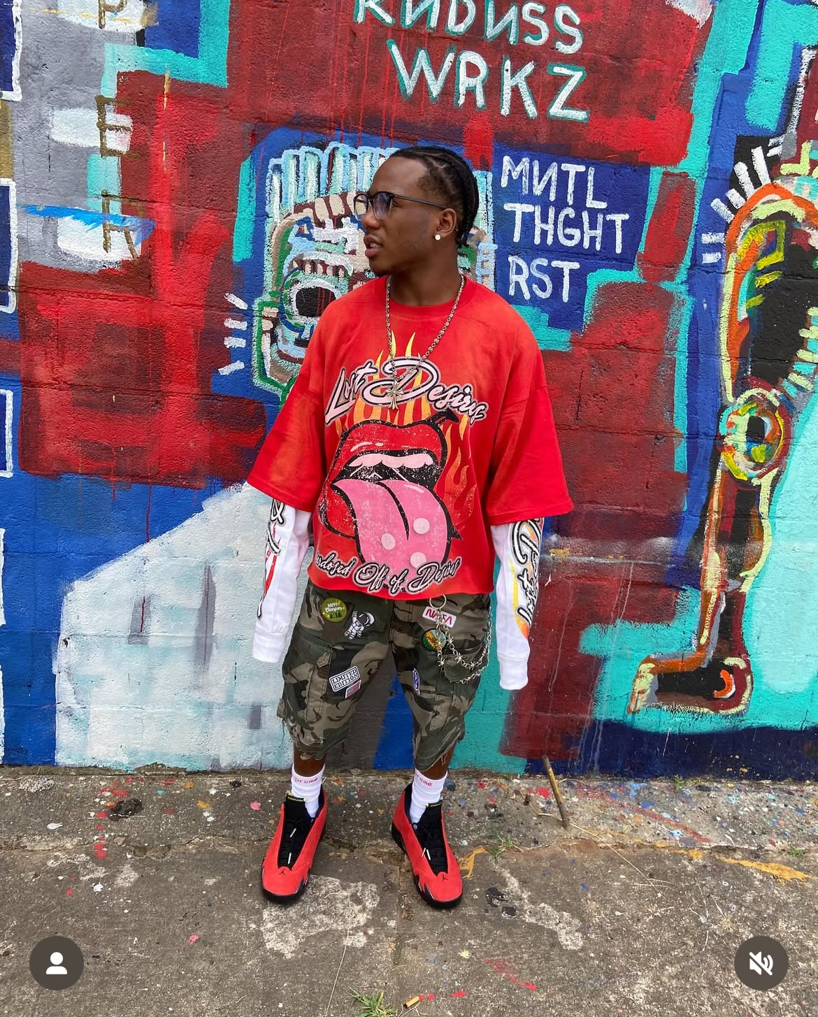 Camo Patchwork Jorts