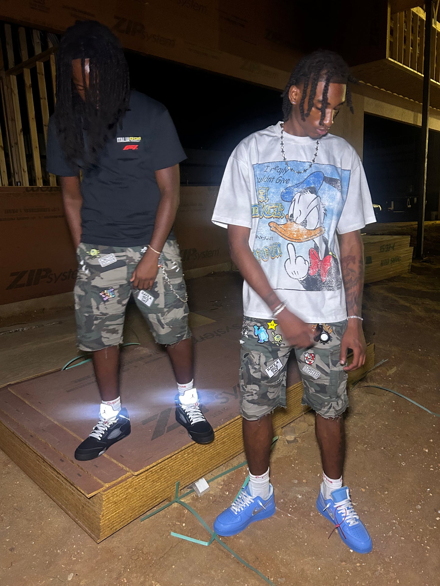 Camo Patchwork Jorts