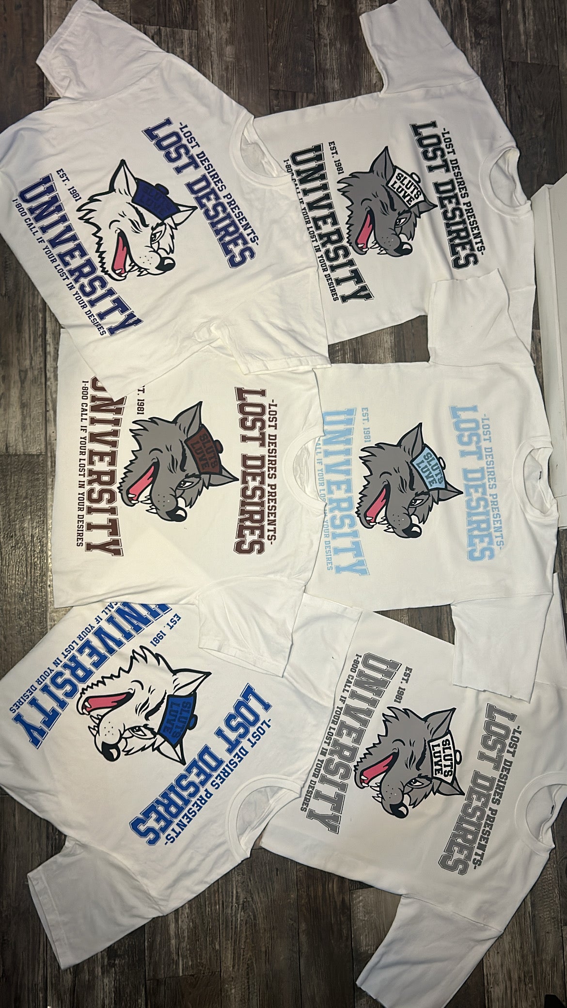 University Tees.