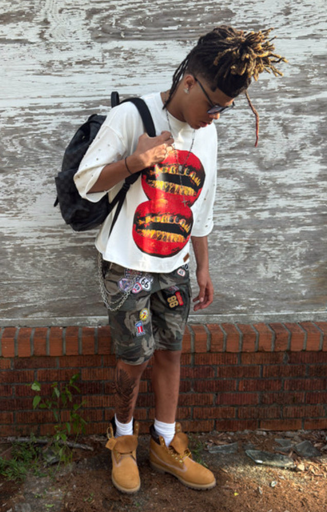 Camo Patchwork Jorts